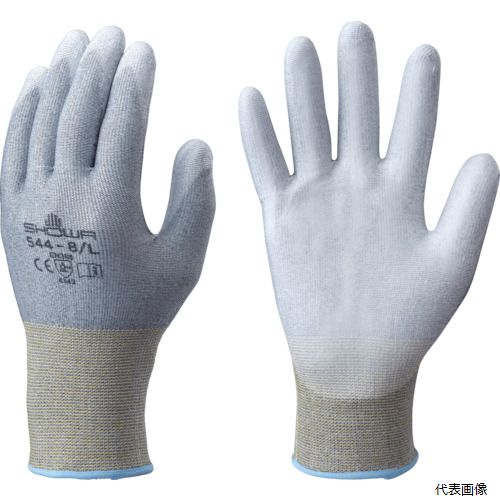 【スタンプラリー】 ショーワグローブ NO544-10PS SHOWA 耐切創手袋 No544まとめ買い ケミスターパームFS No544 10双入 グレー Sサイズ|Pro-Tools 店