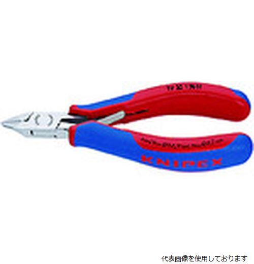 KNIPEX 7732-120H 超硬刃エレクトロニクスニッパー 120mm 小ベベル付き|Pro-Tools 店