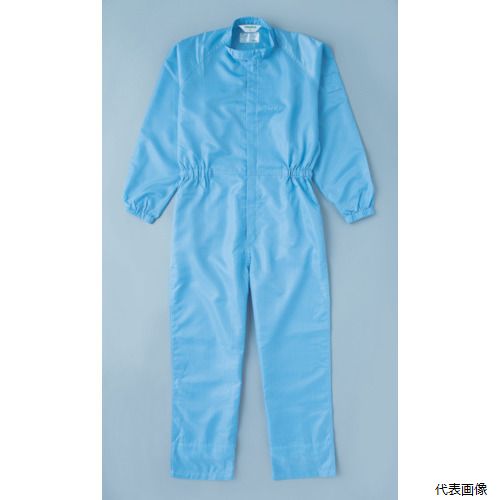 トラスコ TCOG-B-LL TRUSCO 制電糸グリッド仕様フード無つなぎ服 ブルー LL｜Pro-Tools　店
