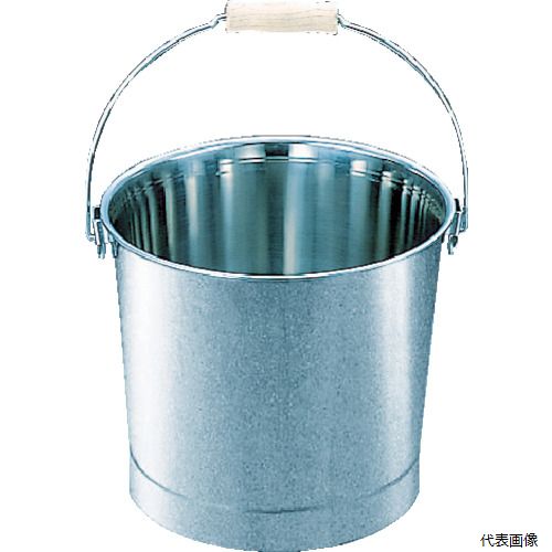 トラスコ TSH-641B TRUSCO ステンレスバケツ 15L 315X260｜Pro-Tools　店