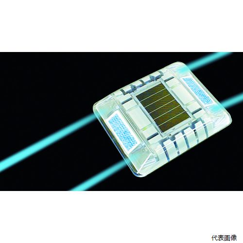 キャットアイ LE-260-2B CATEYE ルミナスアイ・マイティ ソーラー式常灯 両面 青