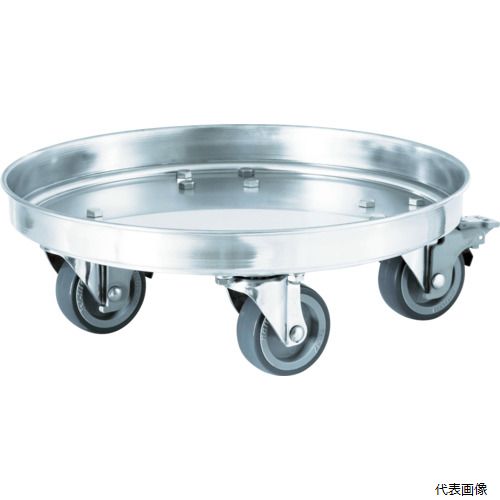 MONOVATE KM-30 タンク運搬用ステンレス台車 SSゴム車 適用サイズ30|Pro-Tools 店