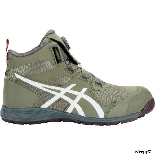 【スタンプラリー】 アシックス 1271A056.300-27.0 ASICS ウィンジョブ CP214 TS BOA ライケングリーン×ホワイト 27.0cm