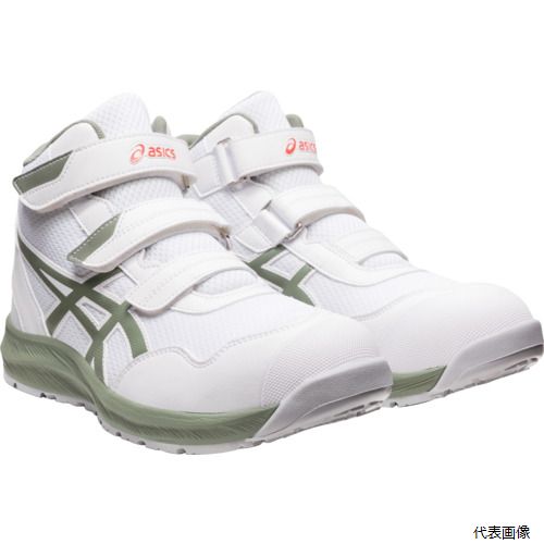 【スタンプラリー】 アシックス 1273A076.100-22.5 ASICS ウィンジョブCP216 ホワイトXライケングリーン 22.5cm