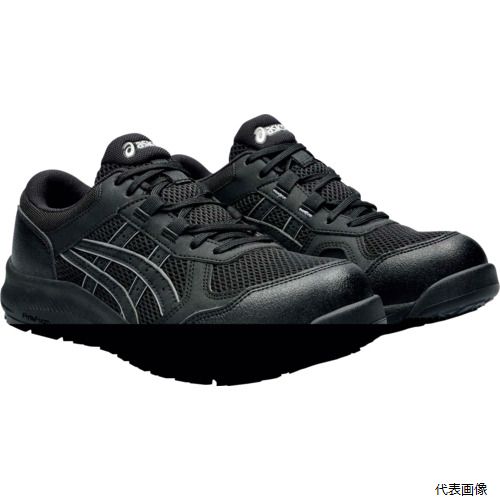 【スタンプラリー】 アシックス 1272A005.001-21.5 ASICS ウィンジョブ CP217 ブラック／ブラック 21.5cm