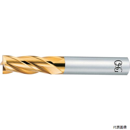 オーエスジー EX-TIN-EMS-33 OSG ハイススクエアエンドミル TiNコート多刃ショート 刃径33mm シャンク径32mm 88243