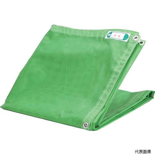 トラスコ BM3654-GN TRUSCO 防炎2類 防炎メッシュシートエコノミー 3.6mX5.4m グリーン