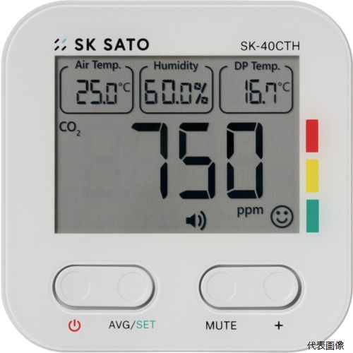 佐藤計量器製作所 1738-00 佐藤 CO2モニターミニ SK-40CTH(1738-00)