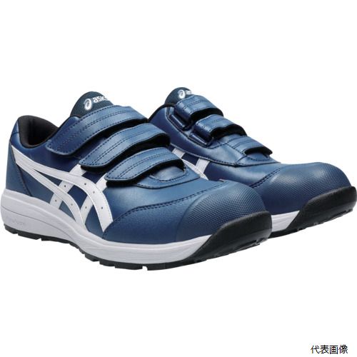 【スタンプラリー】 アシックス 1273A110.400-23.5 ASICS ウィンジョブ CP311 マコブルー×ホワイト 23.5cm