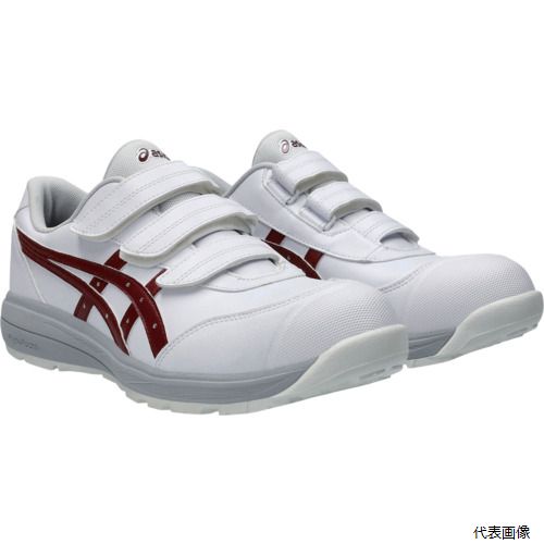 【スタンプラリー】 アシックス 1273A110.100-25.0 ASICS ウィンジョブ CP311 ホワイト×ビートジュース 25.0cm