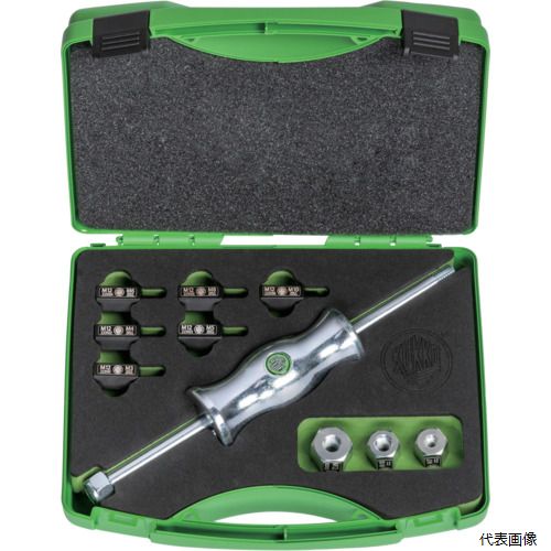 KUKKO KS-22-01 クッコ スライドハンマー・ねじアダプターセット(ケース付き) オネジM3～M10 メネジM7、M10、15ー16G 25,813円