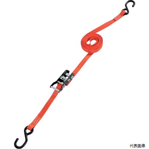 トラスコ GV25HA-250S TRUSCO ベルト荷締機ワイドハンドル 25mm幅 254kg Sフックタイプ JIS規格品
