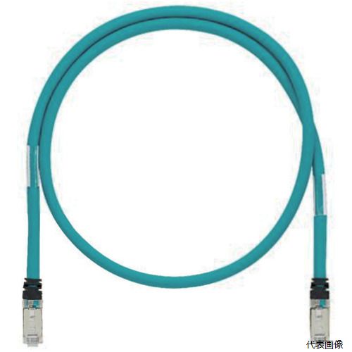 パンドウ ISTPHCH0.3MTL PANDUIT CAT5E 高ノイズ対応産業用LANケーブル 緑青 0.3m