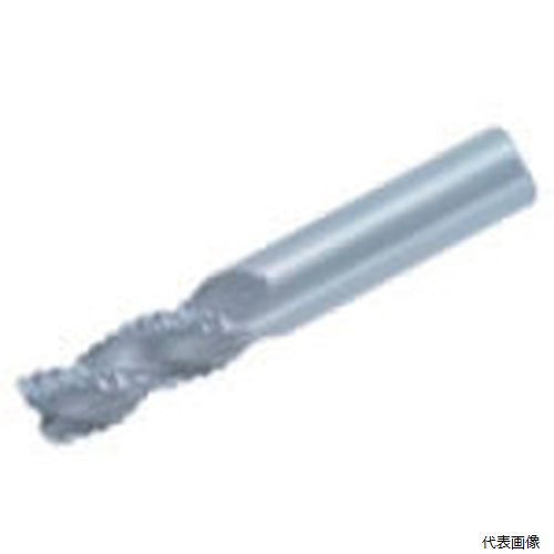 三菱マテリアル CMRAD0300 三菱K 3枚刃アルミ加工用 超硬ラフィングスクエアエンドミルミディアム刃長(M)3mm