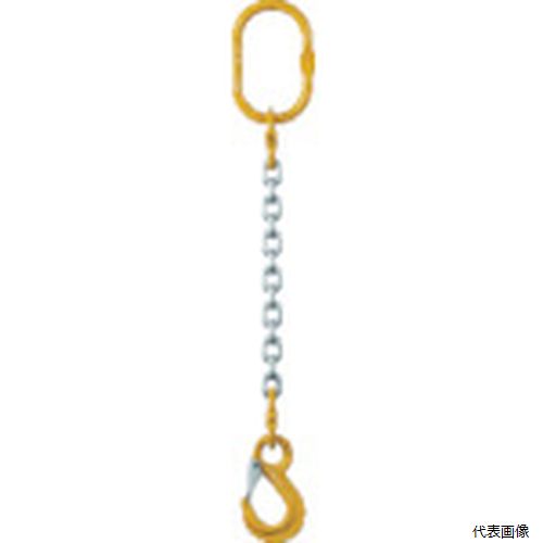 象印チェンブロック 1-MFF-YP-6.3 象印 チェーンスリング100(アイタイプ)荷重1.0t線径6.3mm L1.5m(1-MFF-YP-6.3)