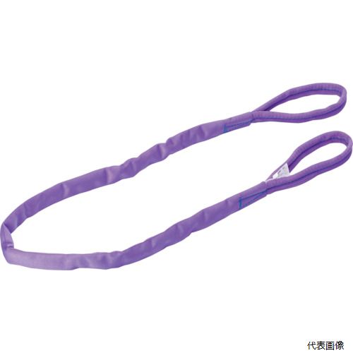 東レ HE-W010X4.0 シライ ラウンドスリング シライマルチスリング[[R上]] JIS認証品 HE 両端アイ形 1.0t 長さ4.0m