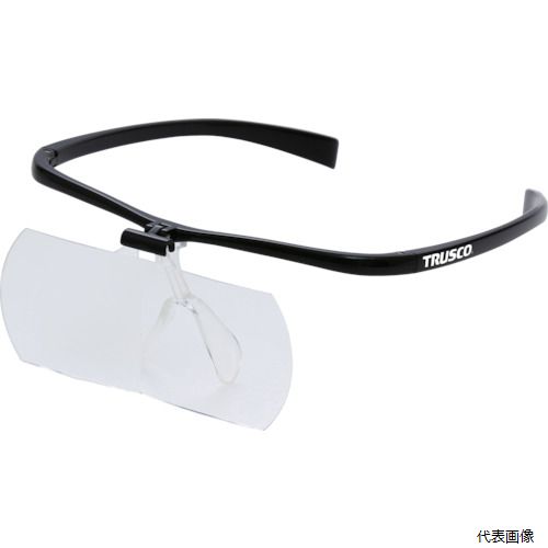 【スタンプラリー】 トラスコ TSM-SET-BK TRUSCO 双眼メガネルーペ1.6／2／2.3倍セット フレーム黒