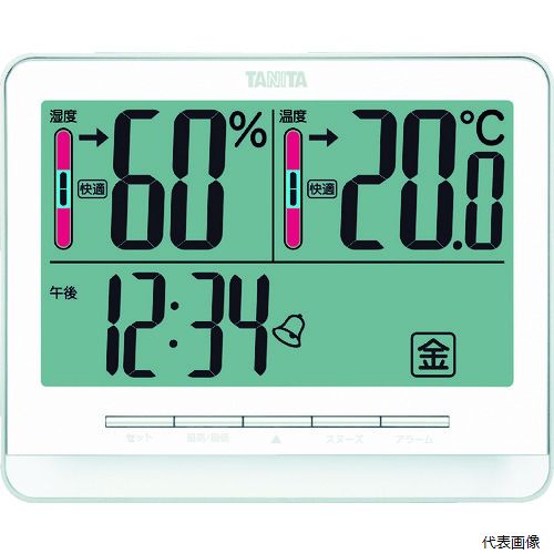 タニタ TT-538-WH TANITA デジタル温湿度計 TT‐538‐WH