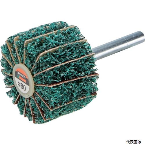 トラスコ FM3025-80 TRUSCO ナイロンミックスホイール外径φ30×厚み25×軸6 #80 5個入