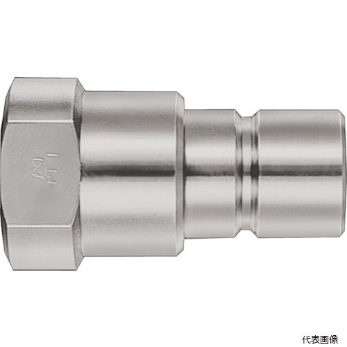 日東工器 S210-6P SUS FKM 日東 S210カプラ 高圧用相手側取付サイズR3／4耐圧力(MPa)31(02361)