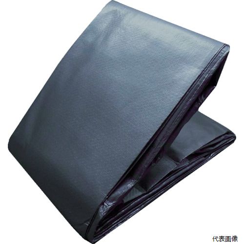 トラスコ中山 TRUSCO エコ超厚手UVシート #5000 メタリックシルバー 幅10.0m (TUV5000MS-1010)