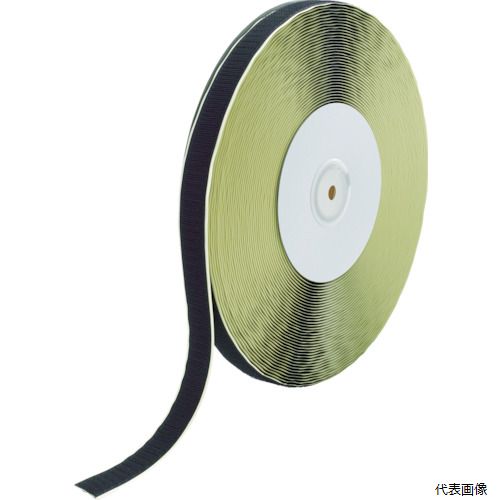 トラスコ TMAN-2025-BK TRUSCO マジックテープ[[R下]] 糊付A側 20mm&times;25m 黒｜Pro-Tools　店