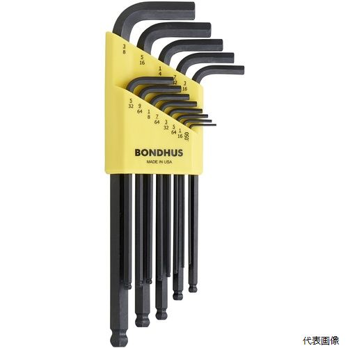 ボンダス・ジャパン BLX-13 BONDHUS ボールポイント・L-レンチ ロング インチ セット13本組(0.050-3／8)