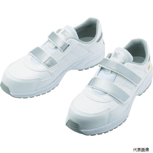 【スタンプラリー】 ミドリ安全 SL-615S-W-24.5 静電 超軽量 樹脂先芯入りスニーカーSL-615S 24.5CM