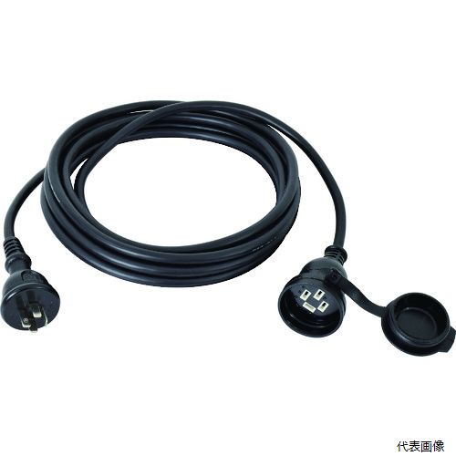 日動工業 4P-20AW5 NICHIDO 防雨延長コ-ド 三相200V 5m