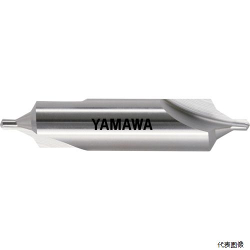 弥満和製作所 CD-S-2-4X18 ヤマワ 弱ねじれ溝B形60° センタ穴ドリル 旧JIS2形 CD-S(II) 4X60°X18|Pro-Tools 店