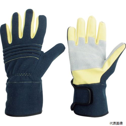 ミドリ安全 MK-FM-1-NV-L 消防・レンジャー用 防火手袋 (豚革補強タイプ) L 7,746円