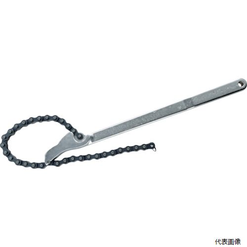 トラスコ TCW-500 TRUSCO チェーンレンチ チェーン長さ620mm シルバー｜Pro-Tools　店