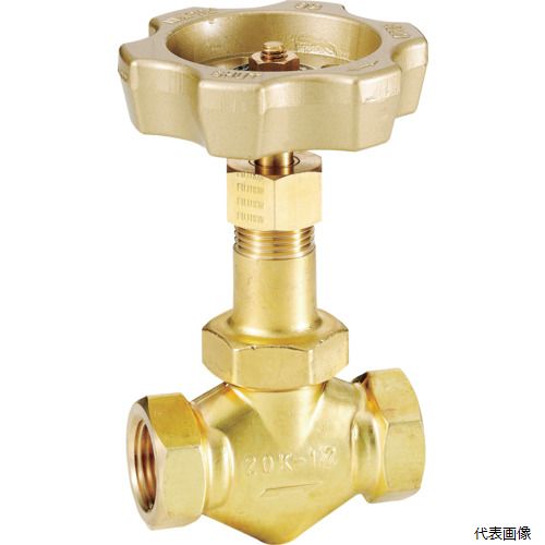 フジキン DH-12E-R Fujikin 黄銅製ニードルバルブ3／4B