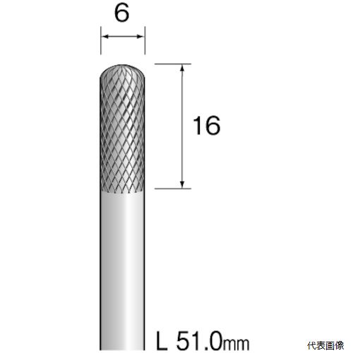 ミニター BC4153 Minimo 超硬カッター クロスカット Φ6 軸径6.0mm