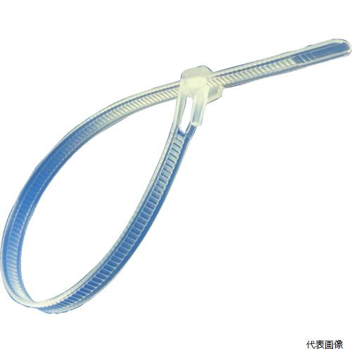 エスジー工業 SG-R250P SG リピートタイ (耐薬品タイプ) 透明色 7.4×250mm