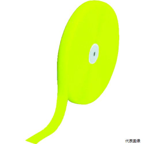 トラスコ TMAH-2525-LY TRUSCO マジックテープ 縫製用A側 25mm&times;25m 蛍光イエロー｜Pro-Tools　店