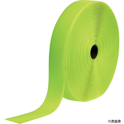 トラスコ MKT-50B-LY TRUSCO フリーマジック[[R下]]結束テープ片面蛍光イエロー50mm25m