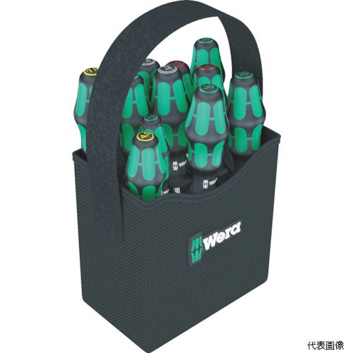 Wera 004313 2GO ドライバーセット 持ち手付バッグ入り 11本｜Pro-Tools　店