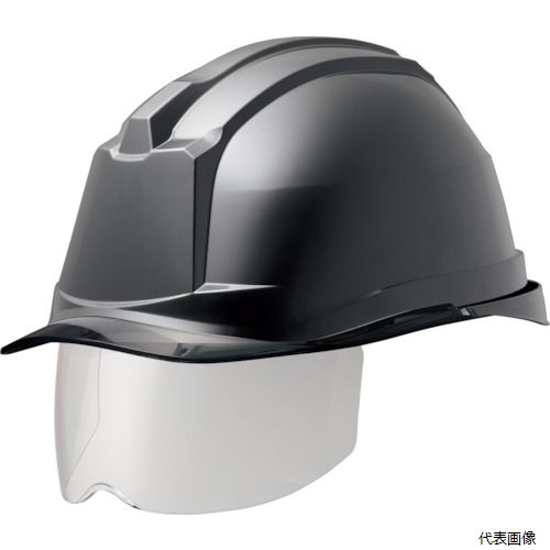 ミドリ安全 SC-19PCLSRA3-ALPHA-BK/S ハイスペックモデル(ワイドシールド付) SC-19PCLSRA3アルファ ブラック 6,068円