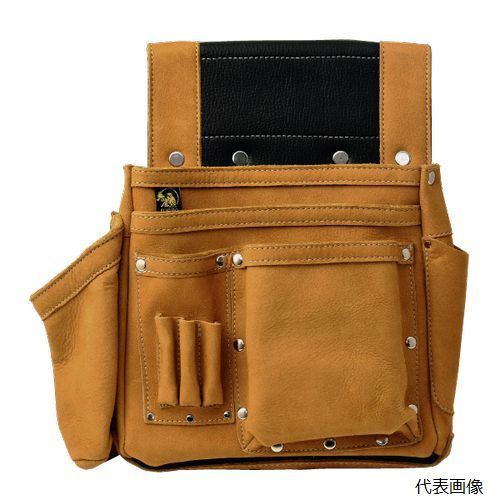 ふくろ倶楽部 SZN-834 朱雀 新型ヌバック四型 ホルダー付 茶