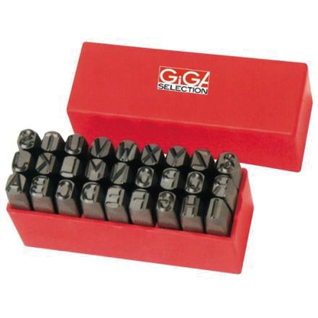 ギガ・セレクション 英字刻印セット 8.0MM (27本セット) GSKA-80｜Pro-Tools　店