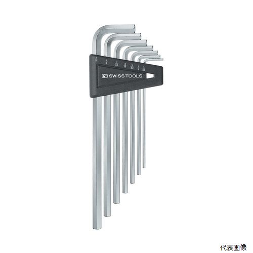 214Z.H-12 六角棒レンチセット ロング(パックナシ) PB SWISS TOOLS