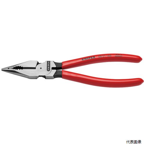 0821-185SB ニードルノーズペンチ KNIPEX クニペックス