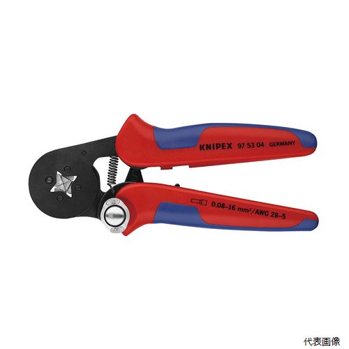 9753-04SB ワイヤーエンドスリーブ圧着ペンチ (SB) KNIPEX クニペックス