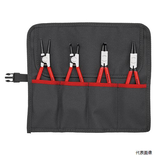 001956 スナップリングプライヤーセット(4本組) KNIPEX クニペックス