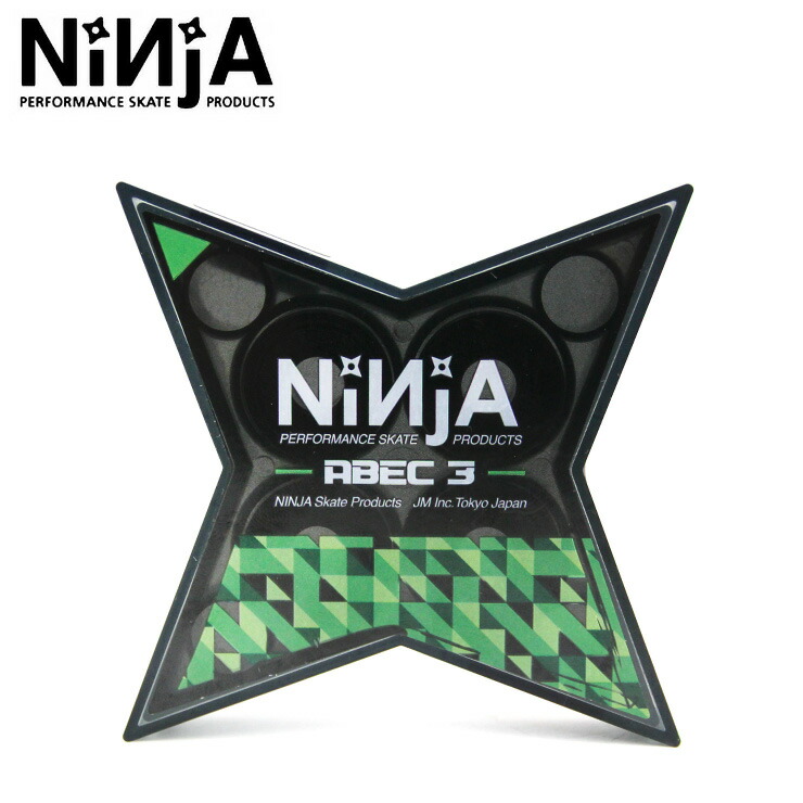 楽天市場】NINJA ニンジャ ベアリング STAR ABEC 3 OIL bearing