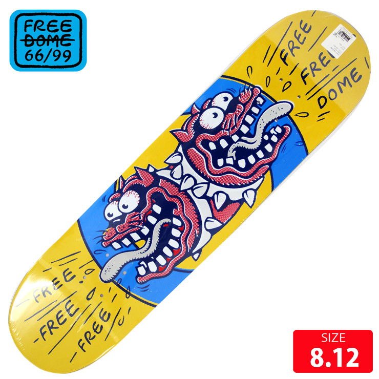 楽天市場 スケボー デッキ フリーダム Free Dome Bulldog Team Deck 8 0 スケートボード Sk8 クエストン Questons クエストン