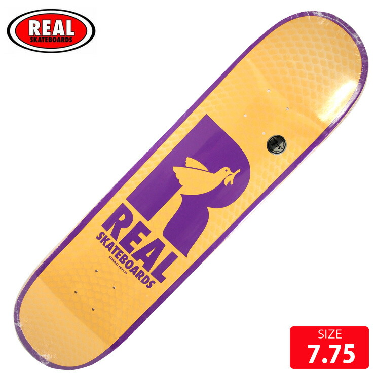 予約販売品 スケボー デッキ リアル Real Doves Renewal Deck 7 75スケートボード デッキテープ付 今月限定 特別大特価 Www Xxarxx Com