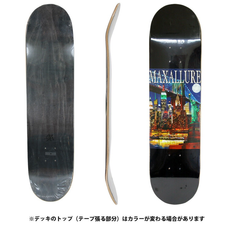 スケボー デッキ マックスアルーア NY DECK スケートボード SKATEBOARD MAXALLURE PIXEL スケートボード・イン