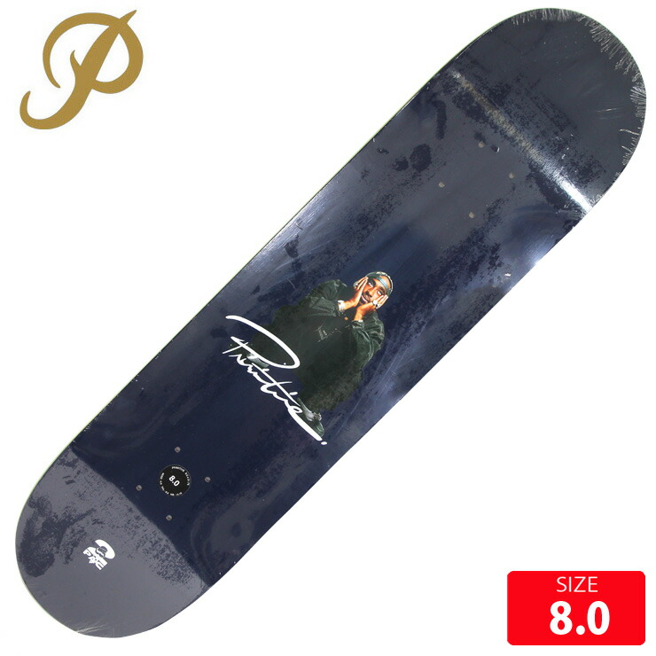 スケボー デッキ Primitive プリミティブ Tupac Shakur Navy Deck 8 0 スケートボード Skateboard 1年保証